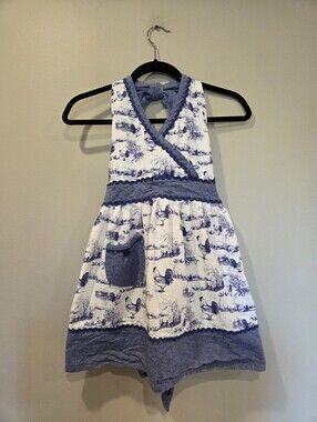 KAY DEE DESIGNS Blue Rooster Hostedd Apron